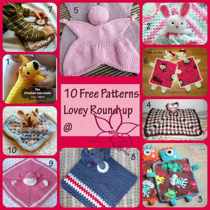 Easy knitted lovey pattern