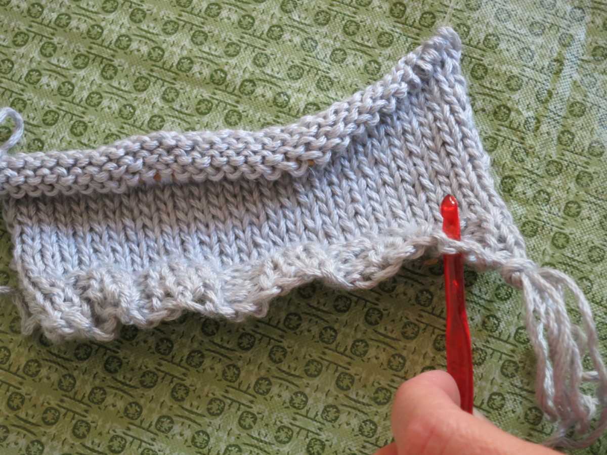 Muffler knitting pattern