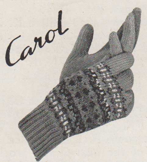 2 needle gloves knitting pattern