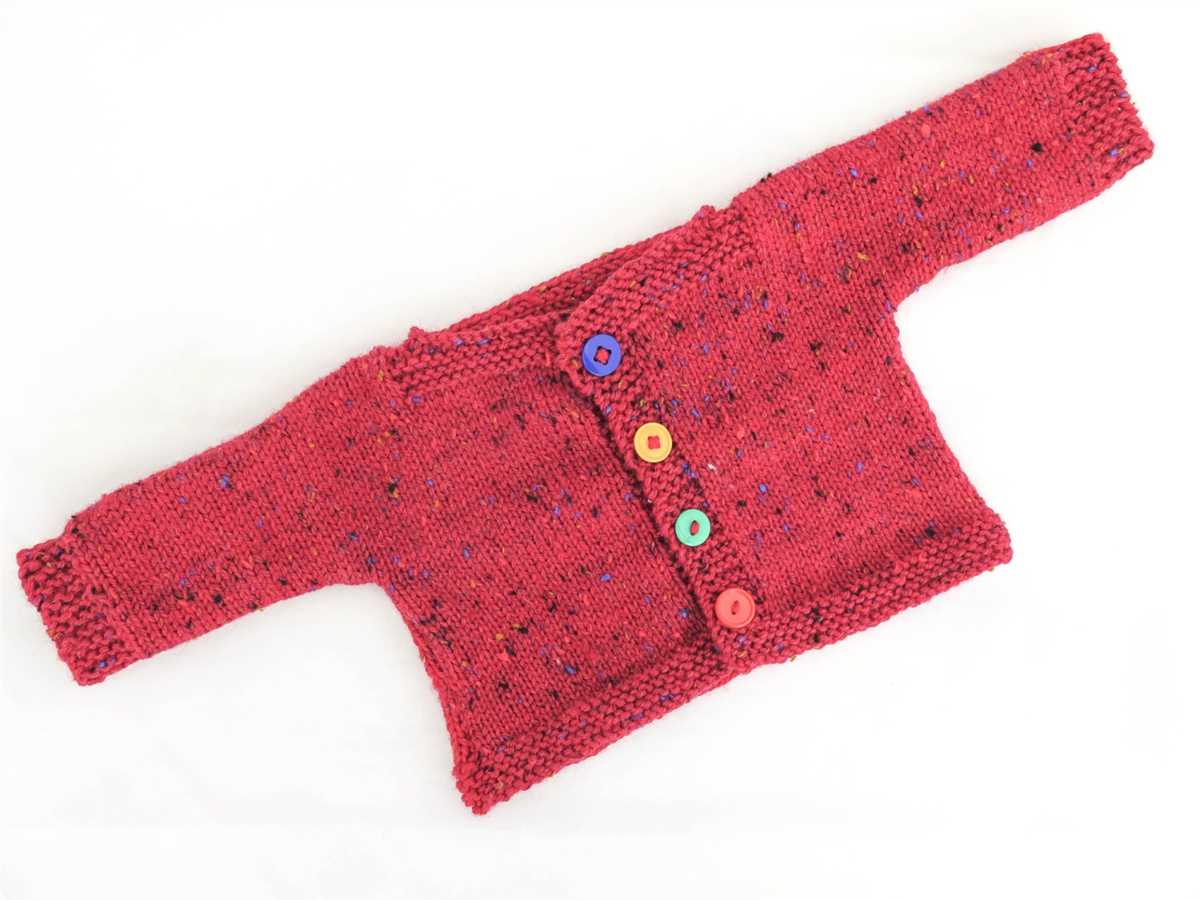 Easiest baby sweater knit pattern