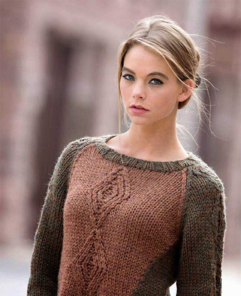 Free raglan sweater knitting pattern