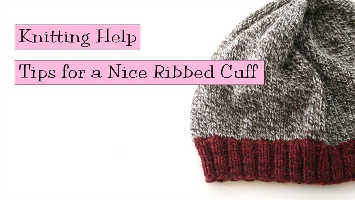 Free ribbed knit hat pattern circular needles