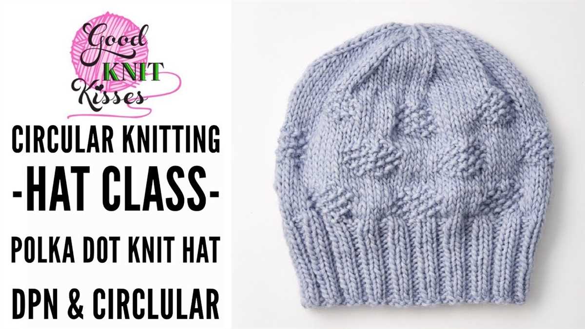 Easy knit hat pattern free straight needles