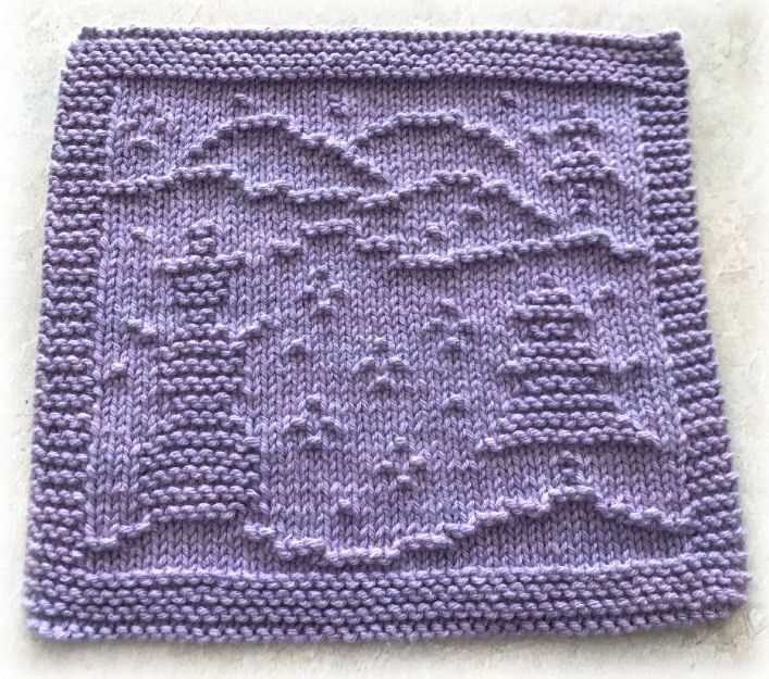 Free square knitting patterns