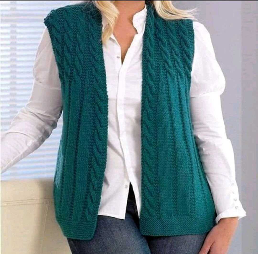 Free vest knitting patterns for ladies
