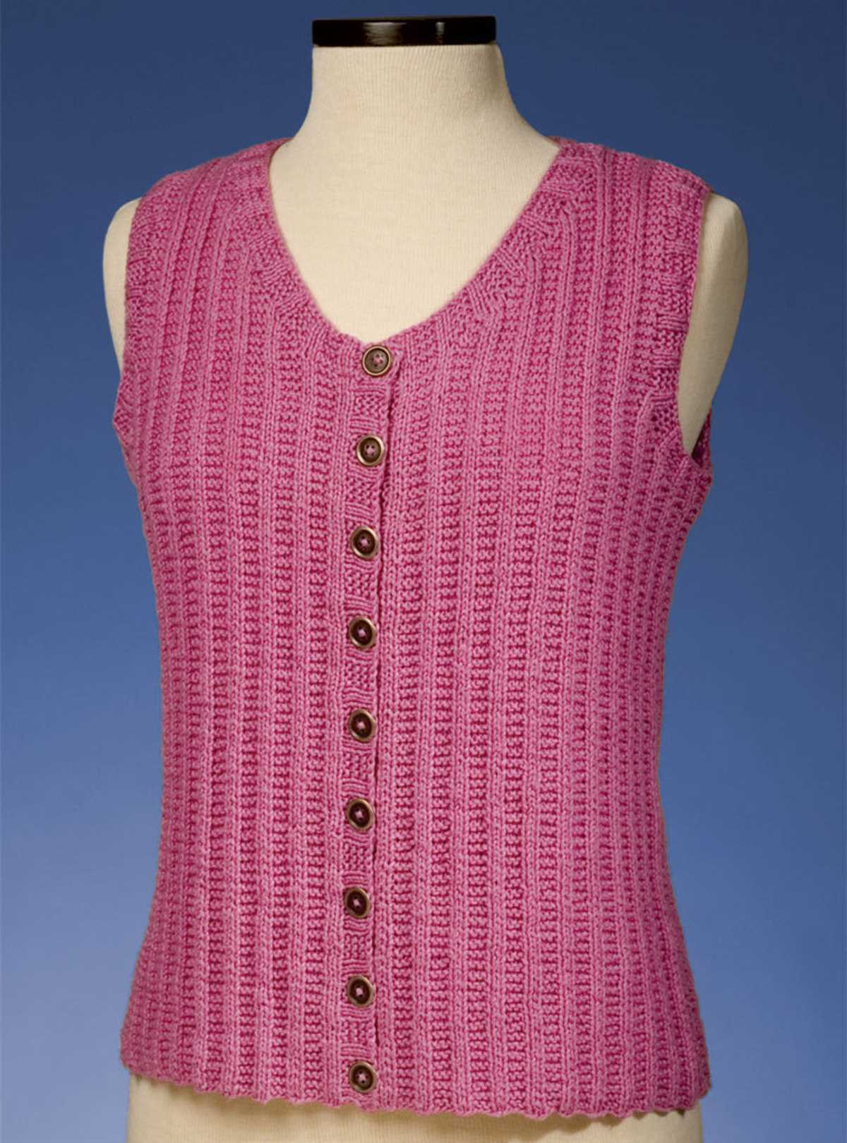 Knitted waistcoat pattern