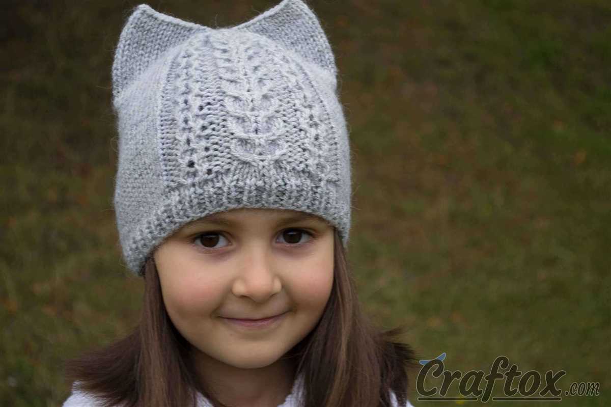 Free cat hat knitting pattern
