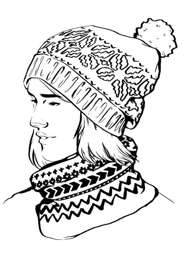Free trapper hat knitting pattern