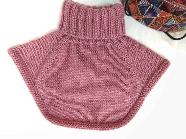 Free turtleneck dickie knitting pattern
