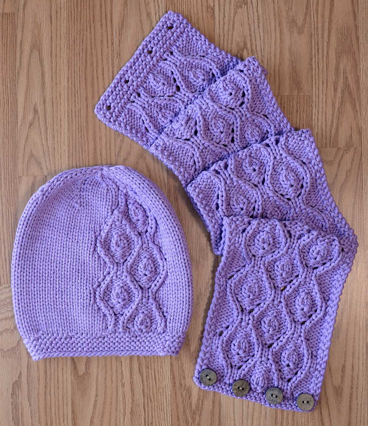 Free knitted hat and scarf set patterns