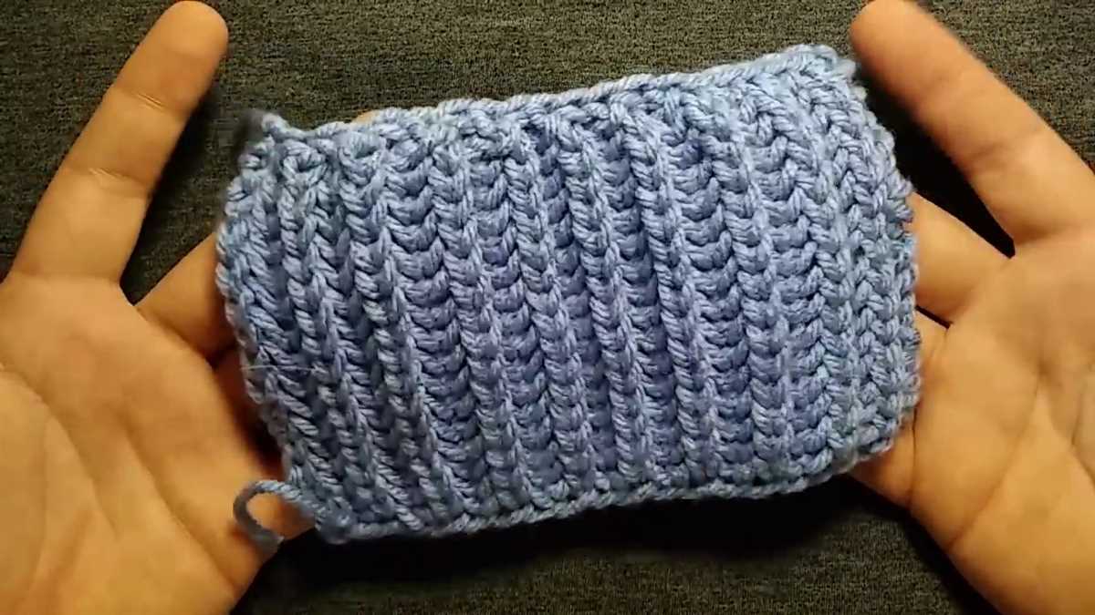 Fisherman's rib scarf knitting pattern