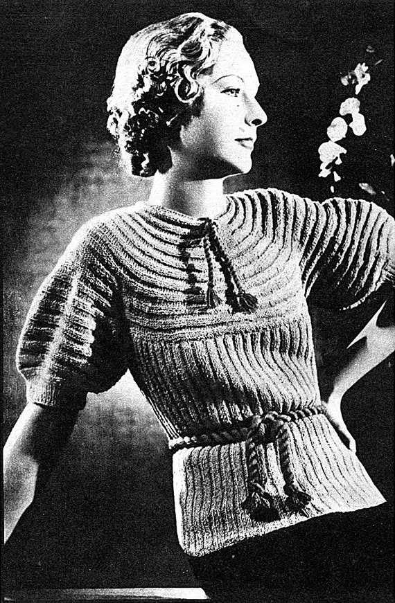 Free vintage knitting patterns