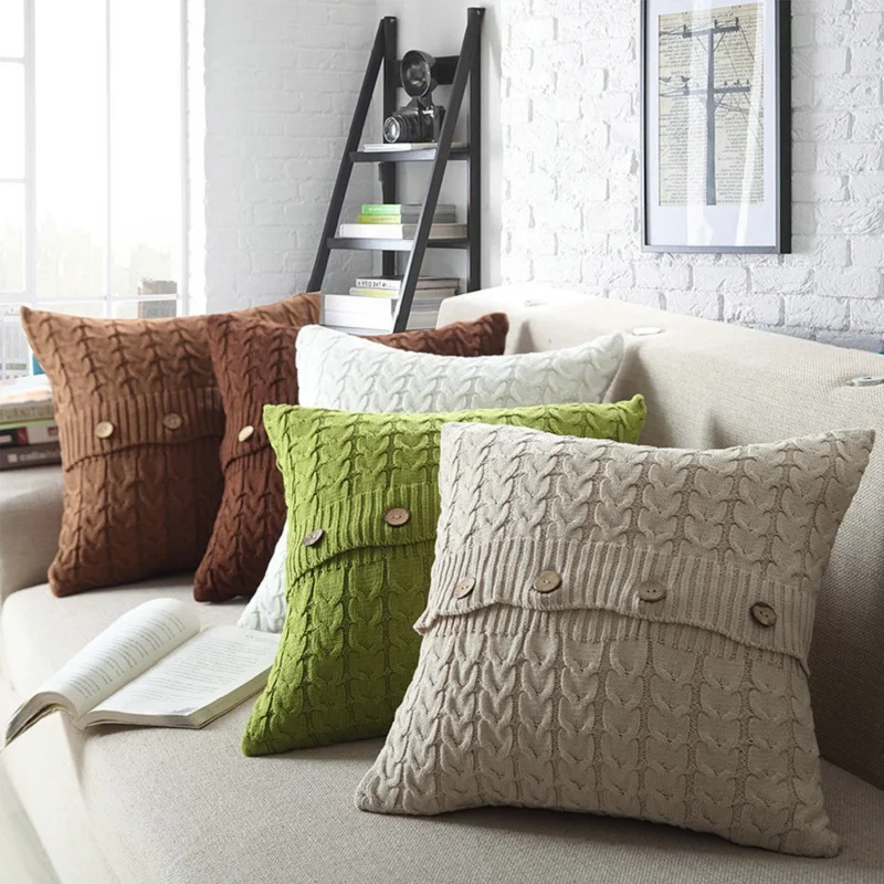 Free knitting patterns for throws and cushions