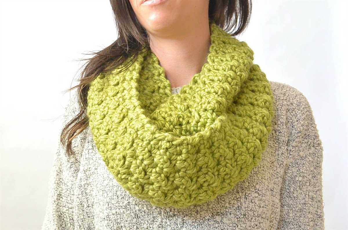 Chunky knit infinity scarf pattern free