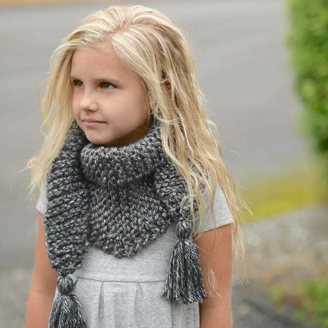 Child's scarf knitting pattern