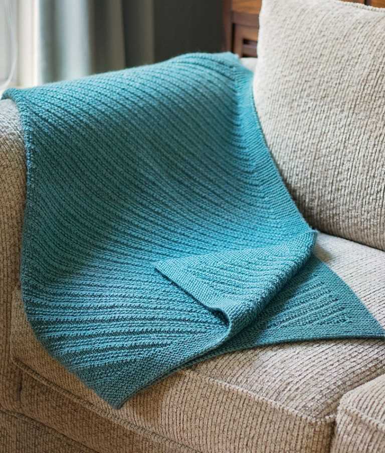 Lap blanket knit pattern
