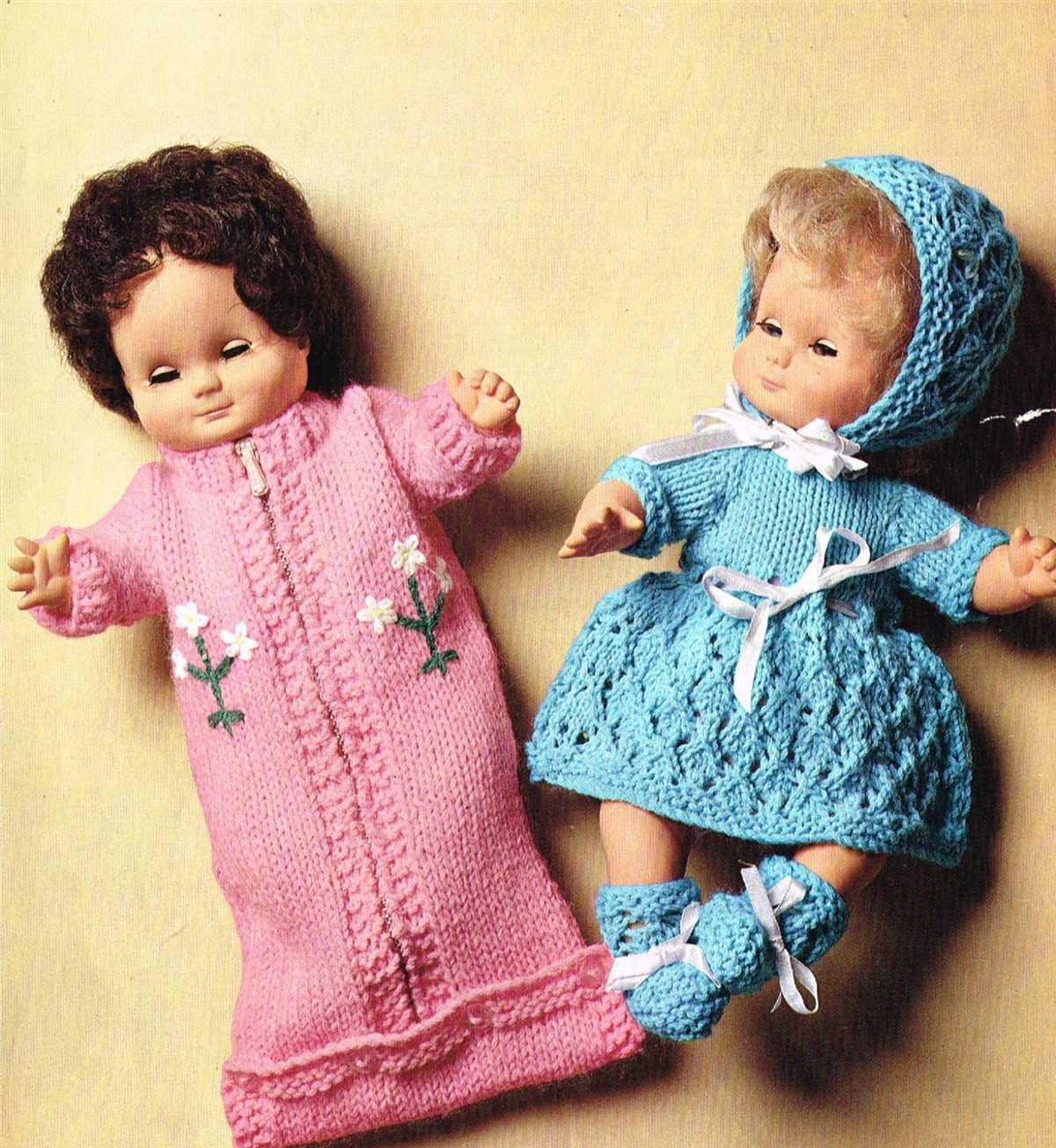 Free knitting patterns for dolls clothes