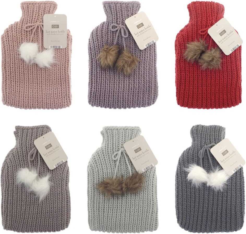 Chunky knit hot water bottle cover pattern