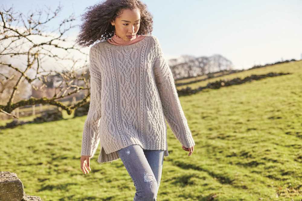Free cold shoulder knitting pattern