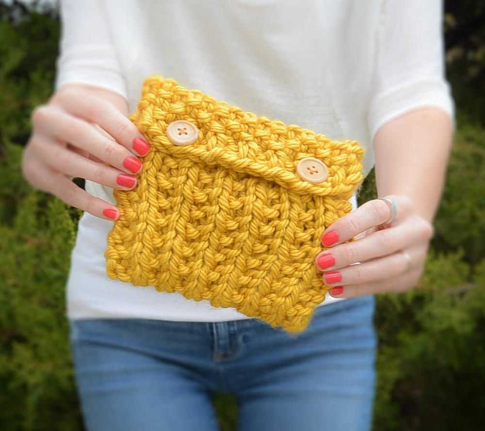 Knitting patterns for pouches