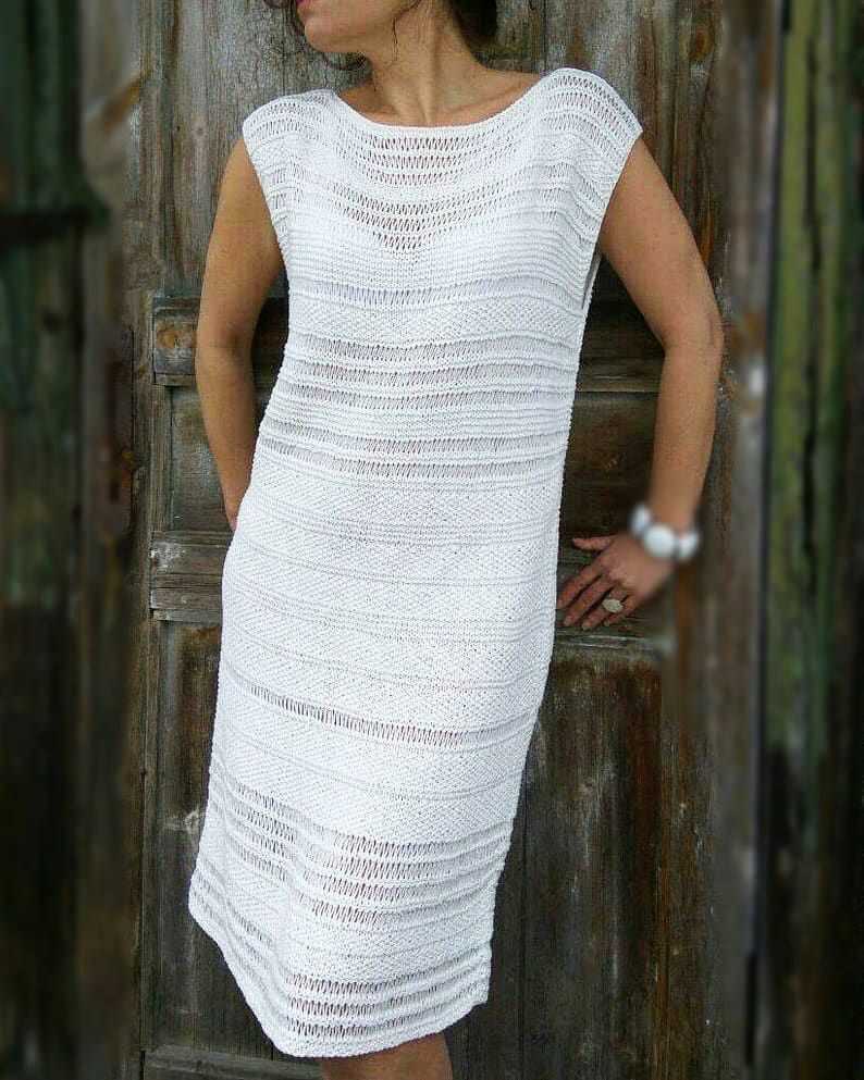 Summer knit dress pattern