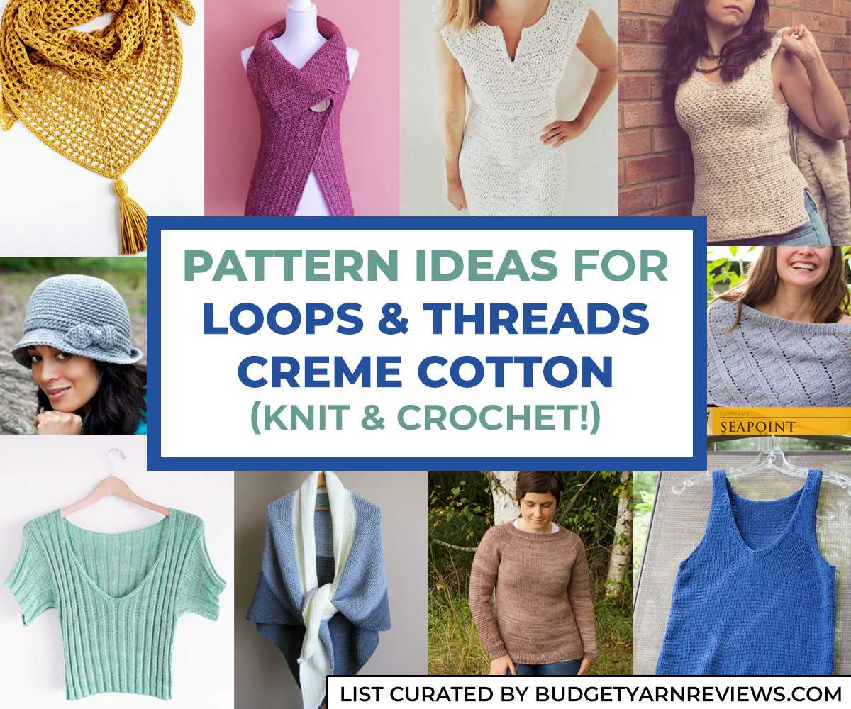 Free knitting patterns cotton yarn ladies
