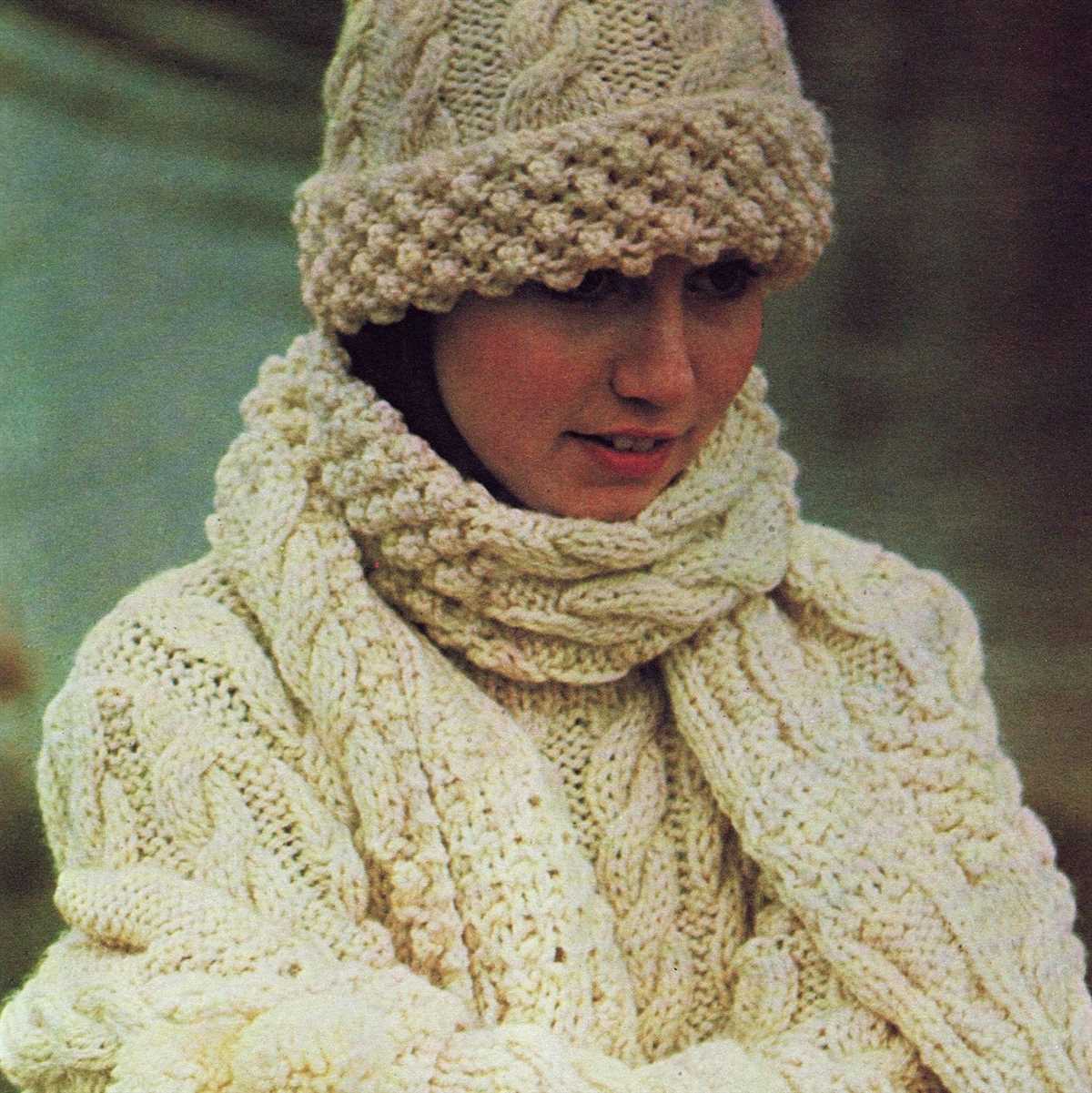 Free aran knitting patterns for women