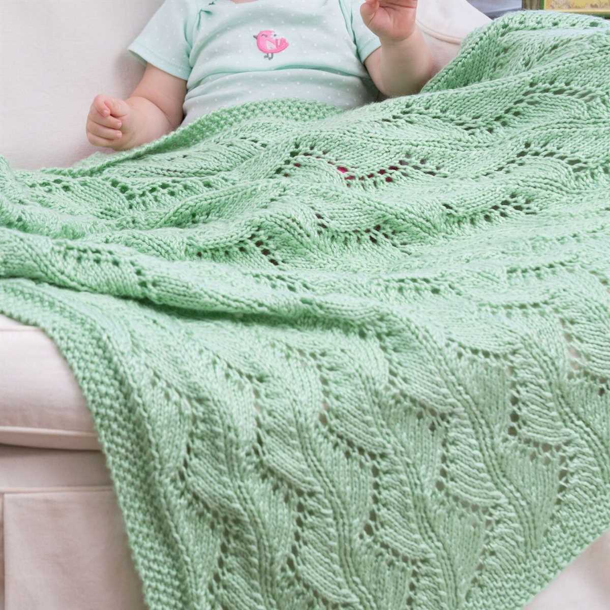 Free baby blanket knit patterns