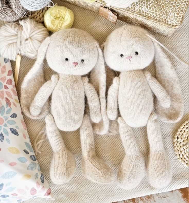 Knitting bunny pattern