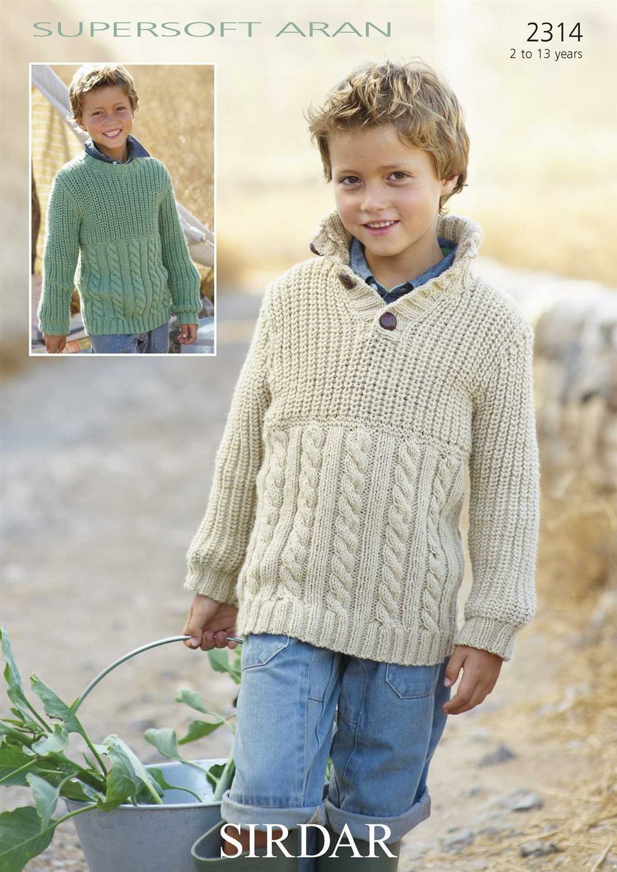 Free boys knitting patterns