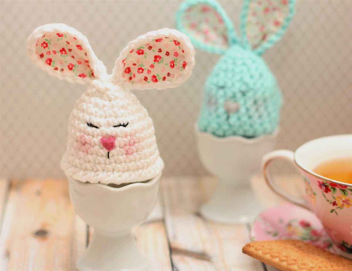 Free bunny egg cosy knitting pattern