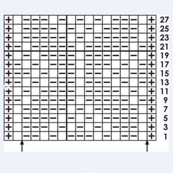 How to knit a diamond pattern
