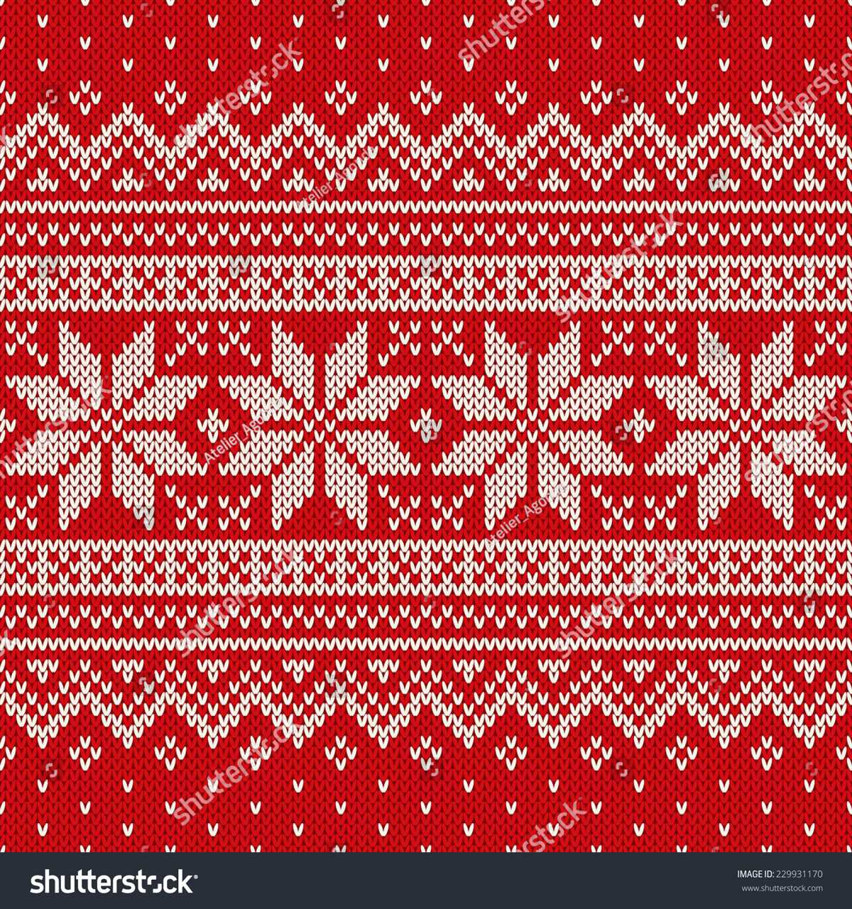 Free christmas knitting patterns to print