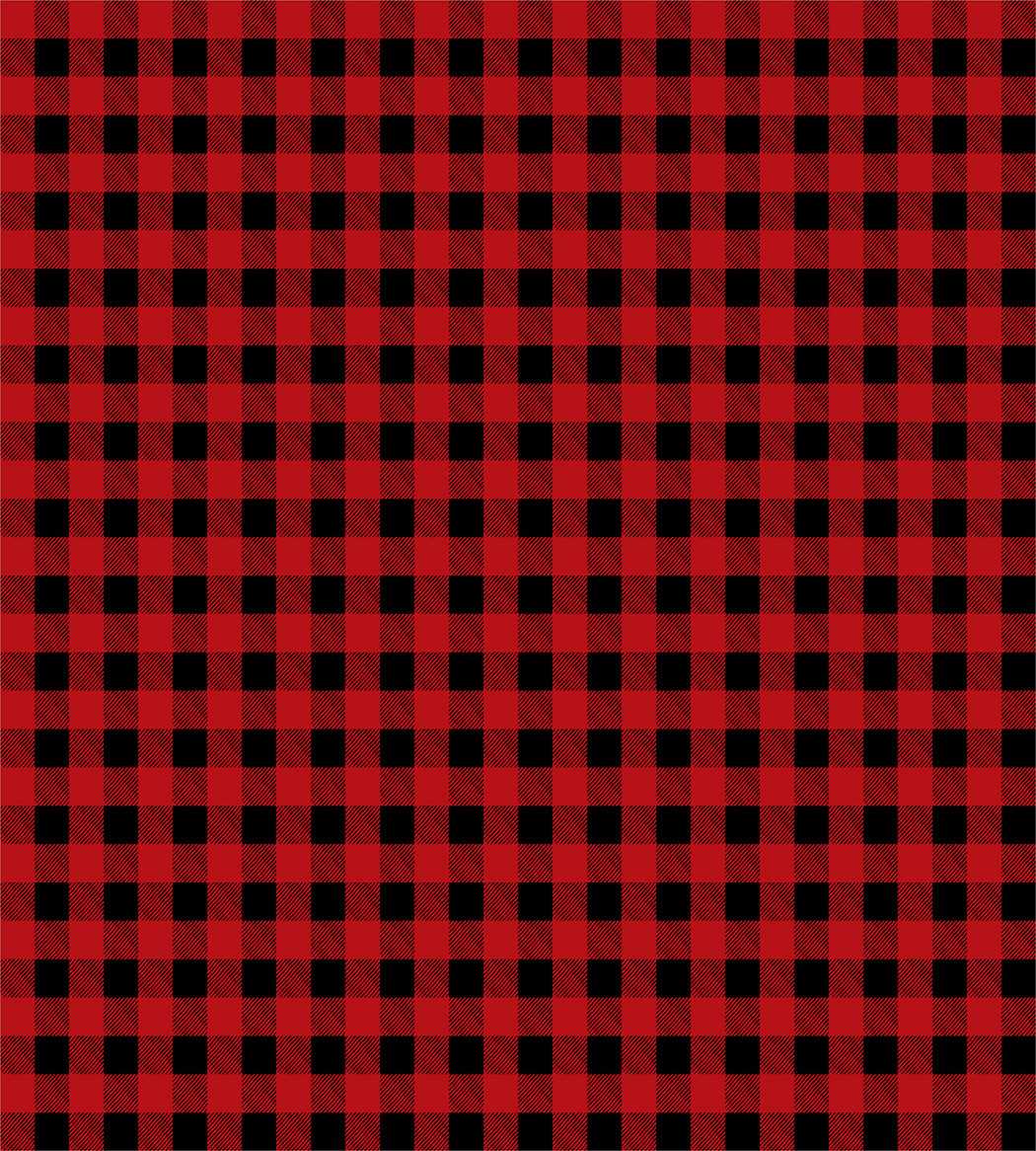 Buffalo plaid knit hat pattern