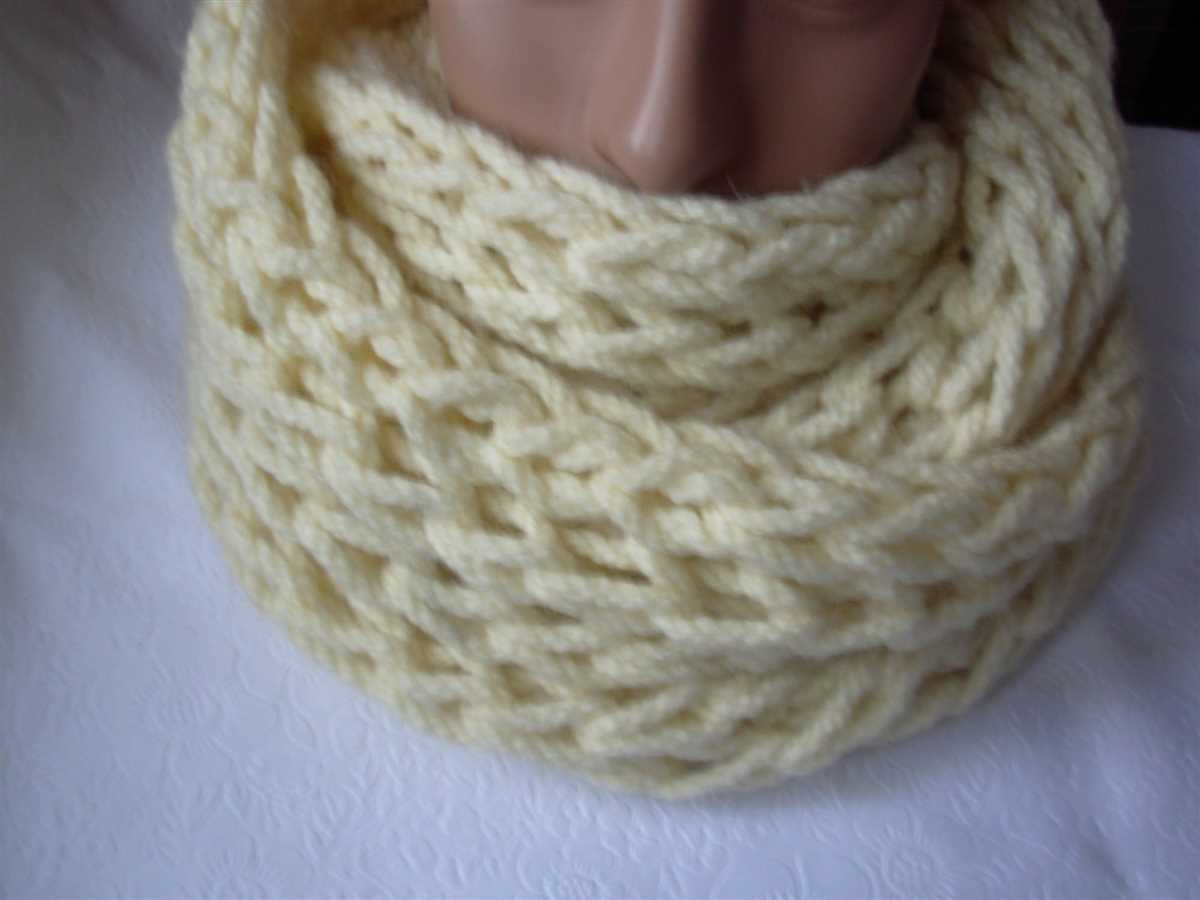 Snood knitting pattern