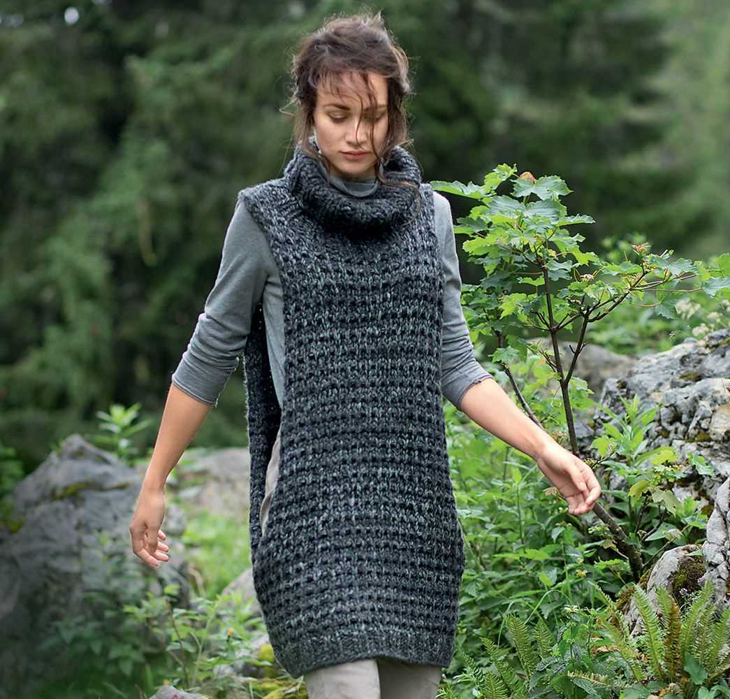 Plus size vest knitting patterns free