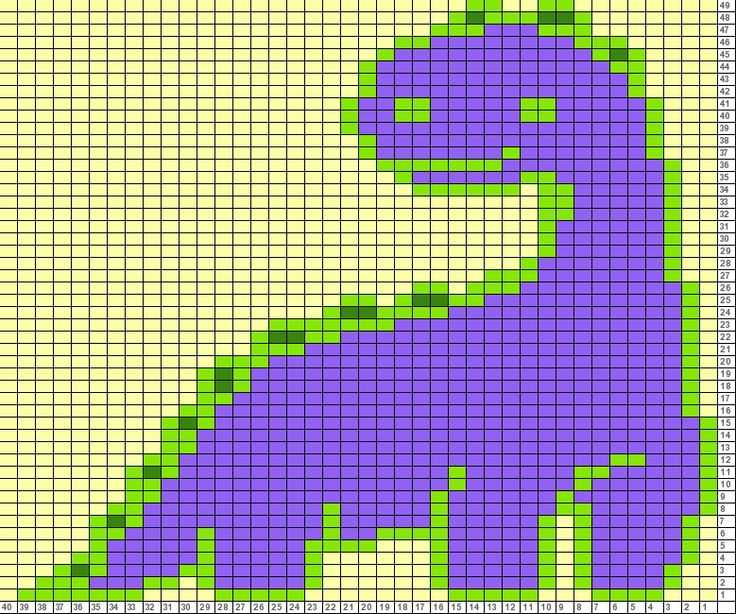 Free dinosaur patterns knitting