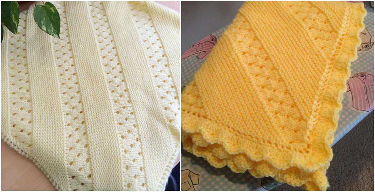 Heirloom knit blanket pattern