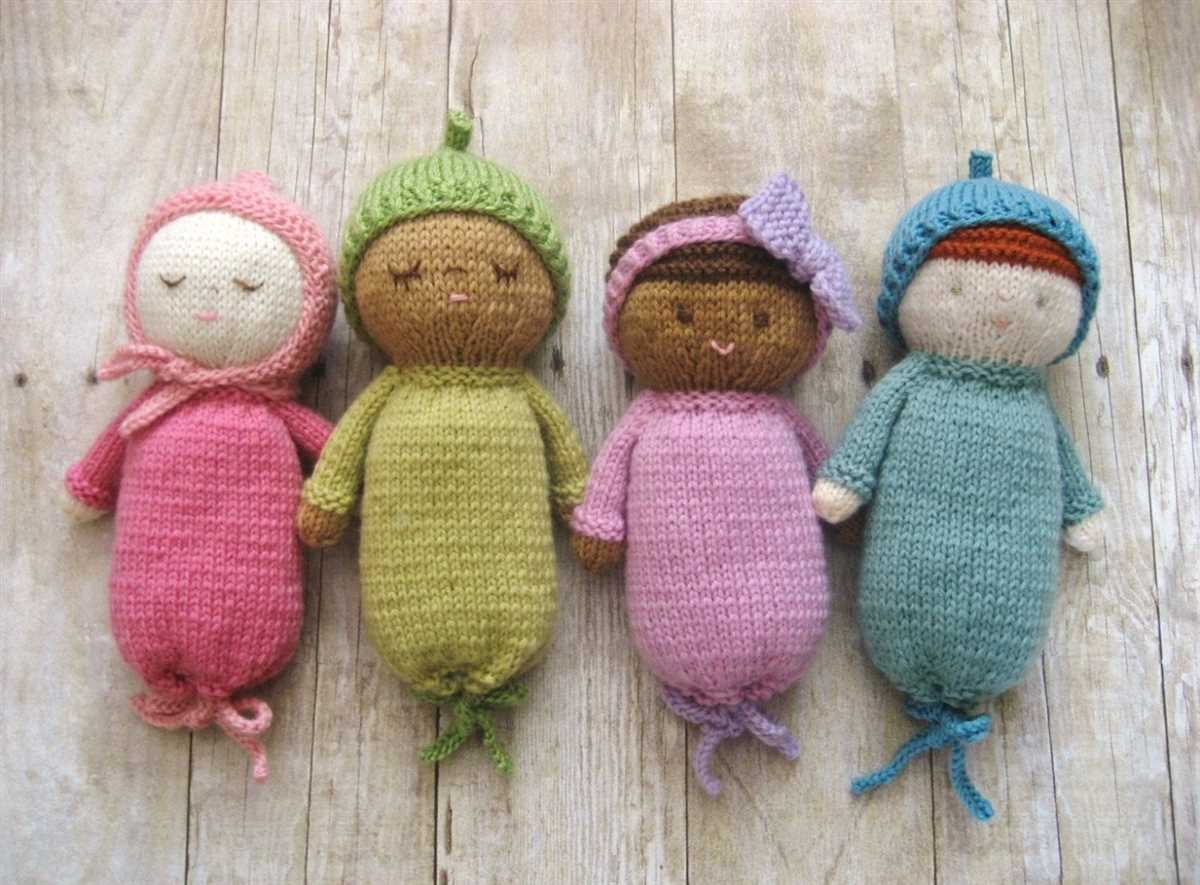 Free doll knitting patterns for beginners