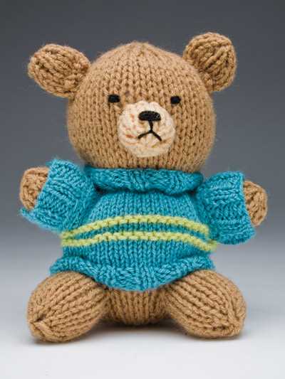 Teddy bear jumper knitting pattern