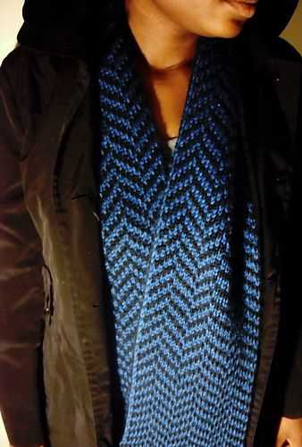 Free easy knitting patterns mens scarf