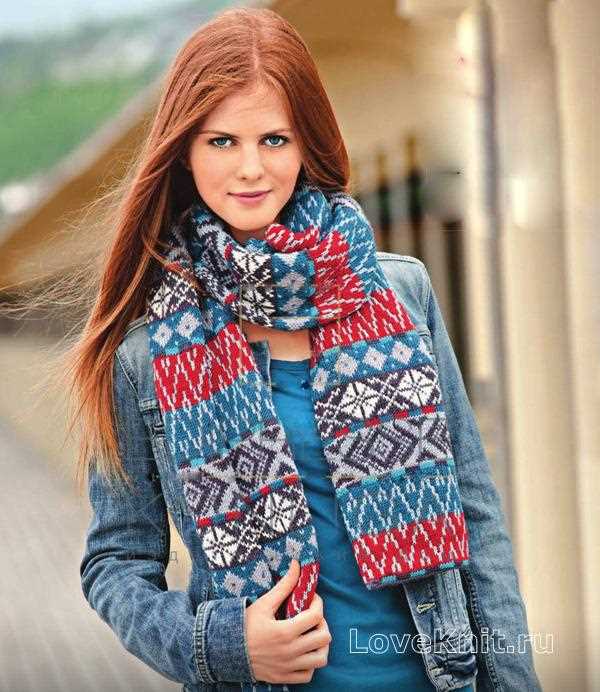Icelandic scarf knitting pattern