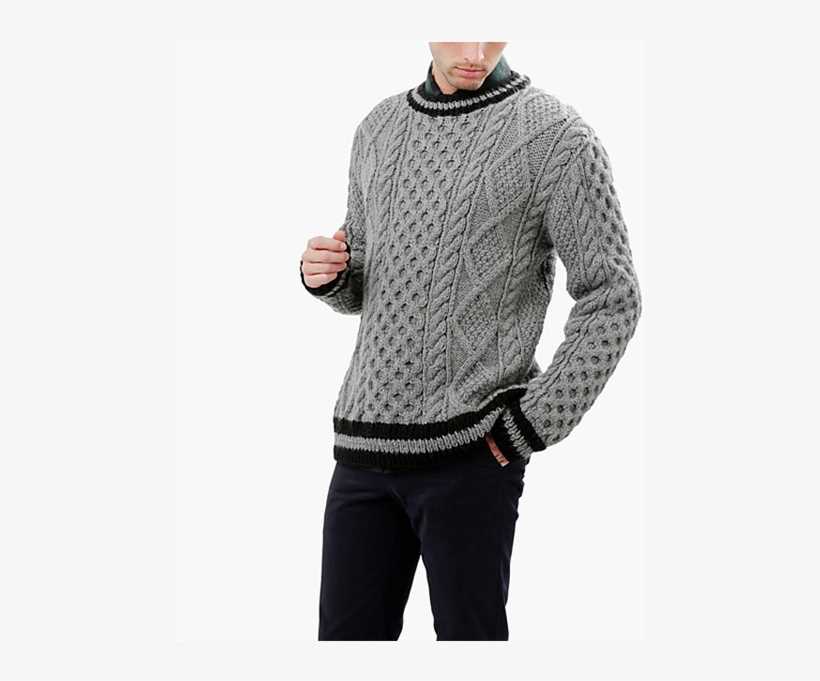 Men's fisherman rib knit sweater pattern free