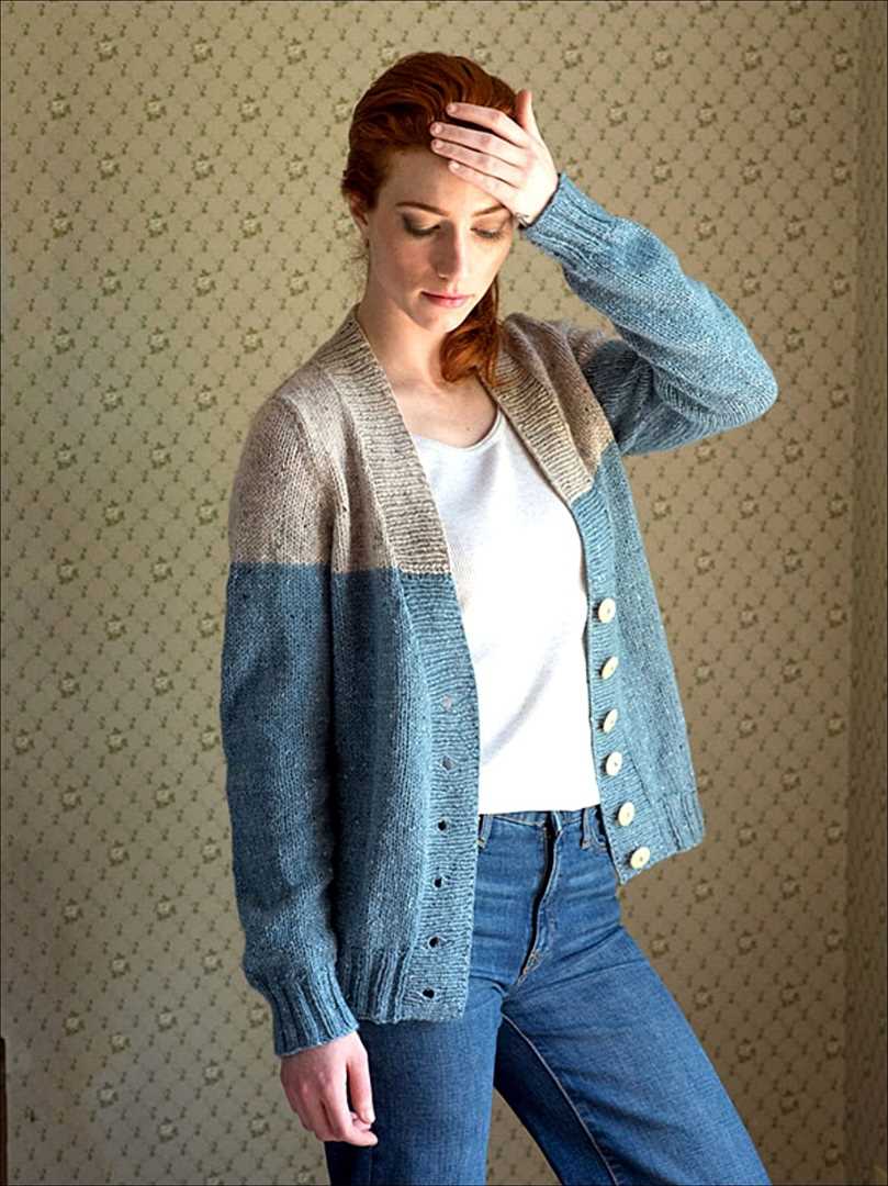 Knitted cardigan free pattern