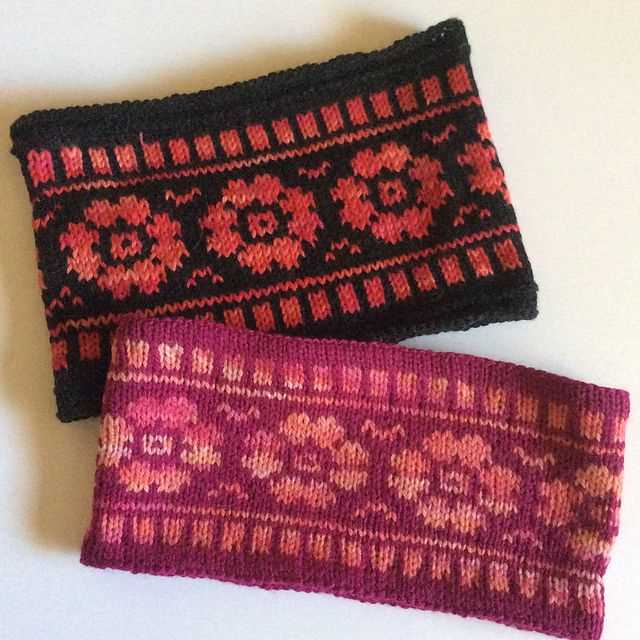 Free fair isle headband knitting pattern