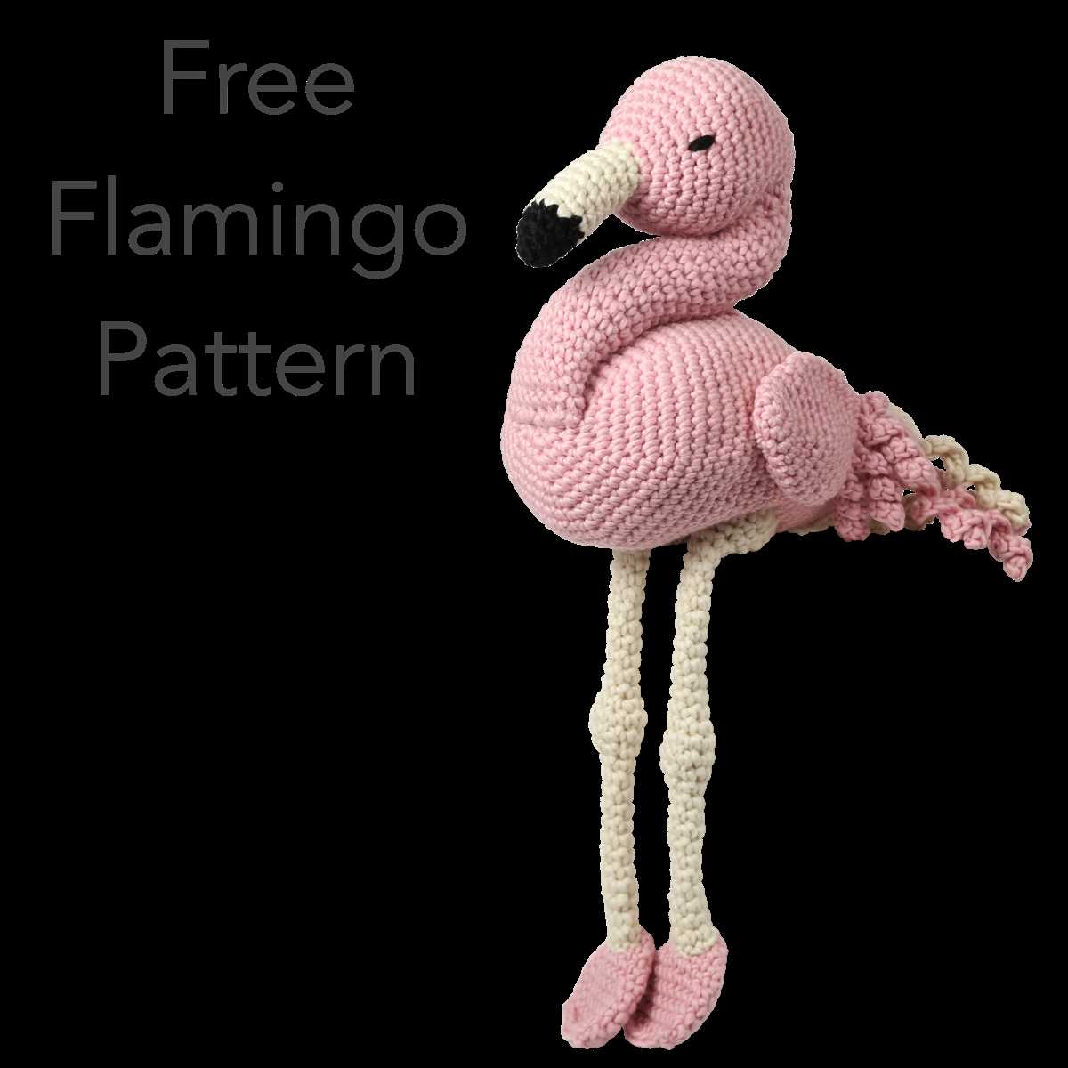Free flamingo knitting pattern