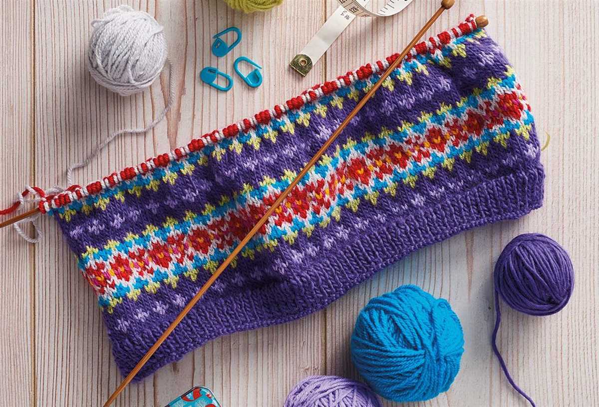 How to carry yarn when knitting a pattern