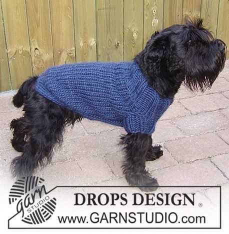 Knitting pattern for dog coat free