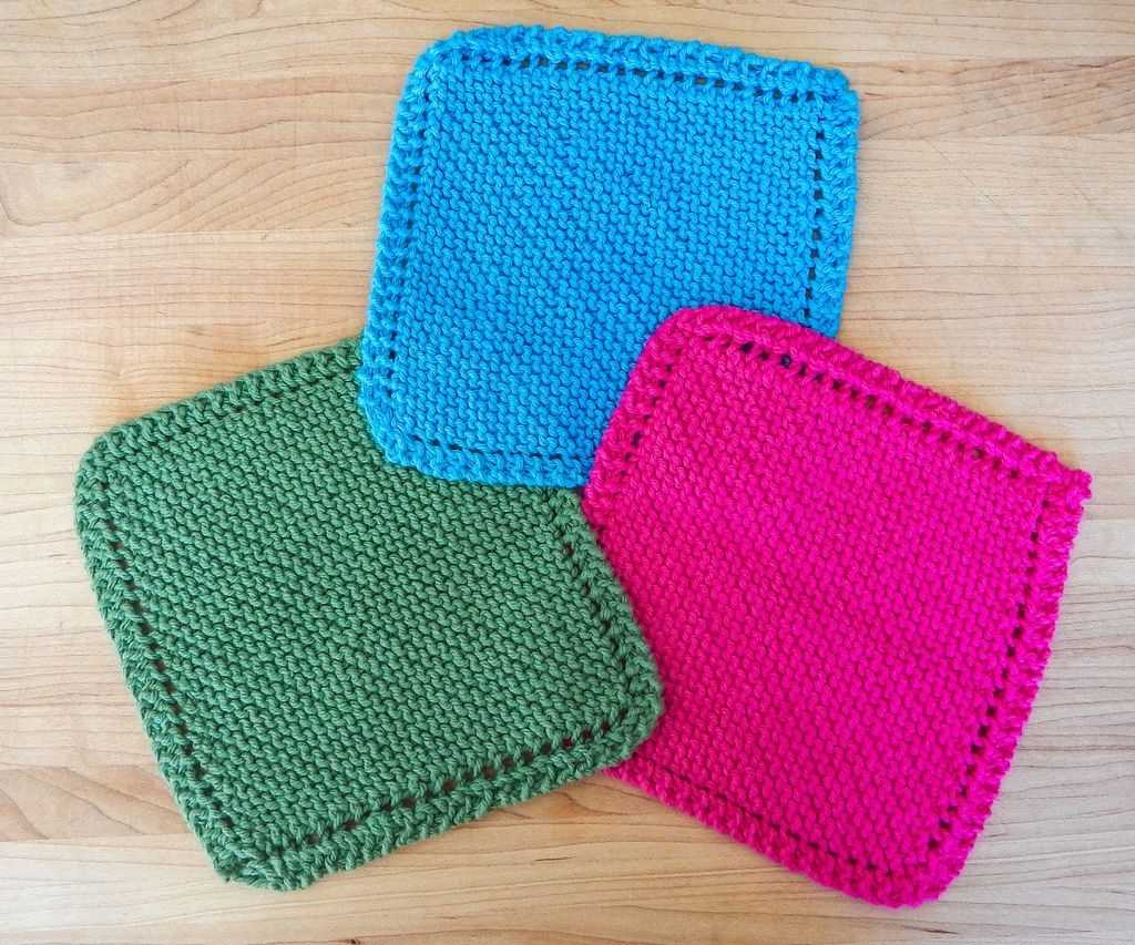 Beginner knitting patterns for dishcloths