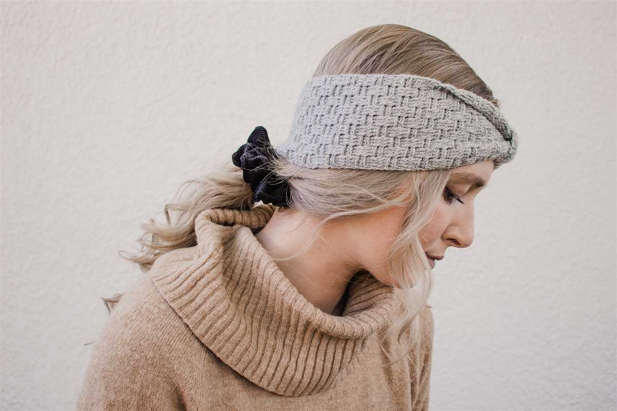 Infinity headband knitting pattern
